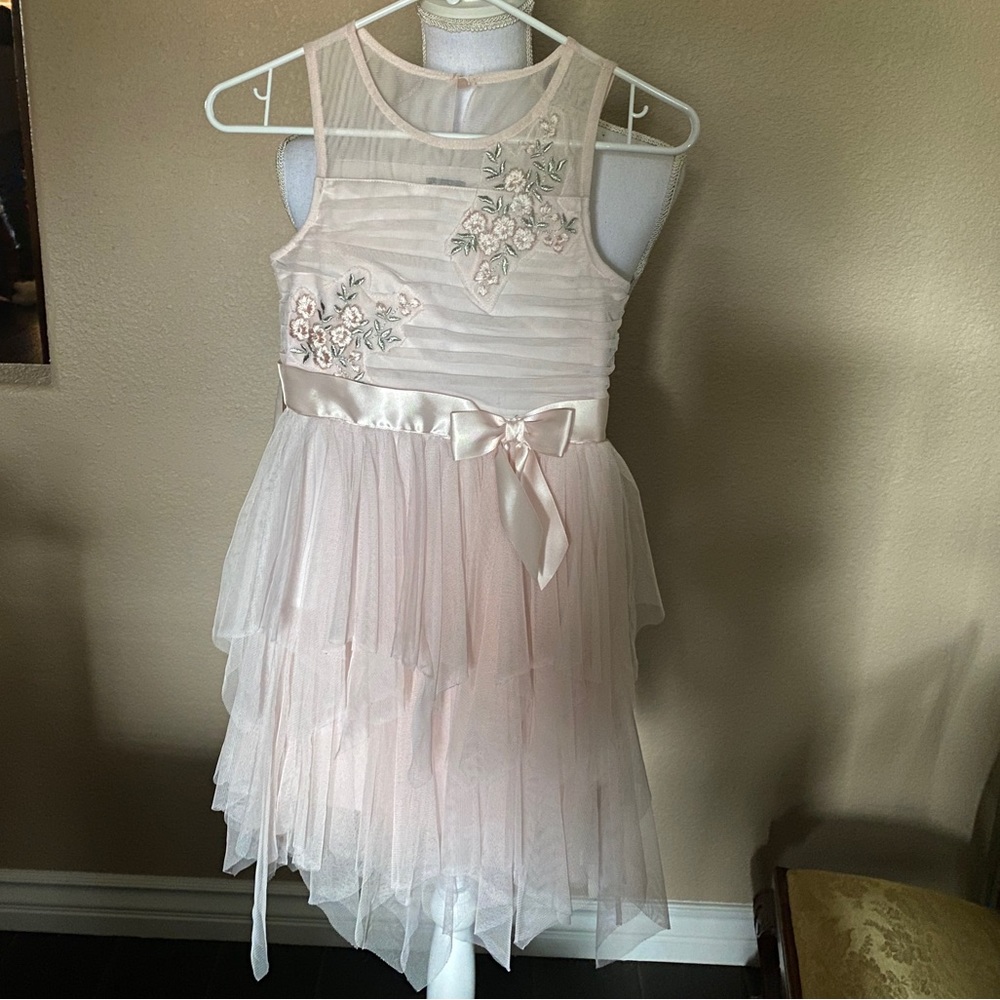Zunie girls 10 floral dress with bow